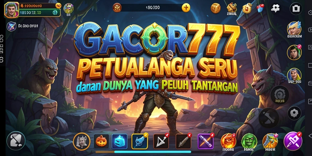 Gameplay GACOR777 yang penuh aksi dan petualangan seru.
