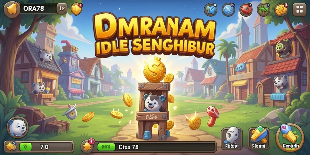 Tampilan gameplay ORA78 dengan karakter yang sedang beraksi dalam mode idle.