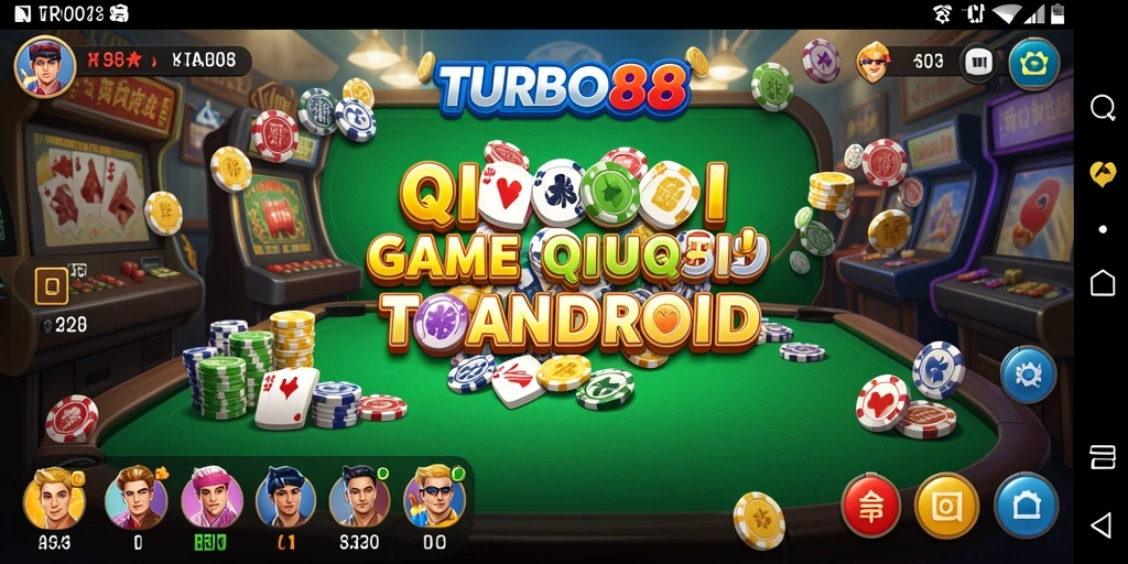 Screenshot gameplay TURBO88 yang sedang berlangsung dalam aksi QiuQiu.